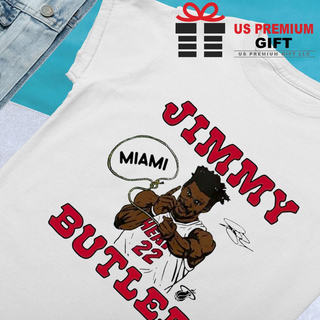 Jimmy Butler 22 Miami Heat basketball signature 2023 T-shirt