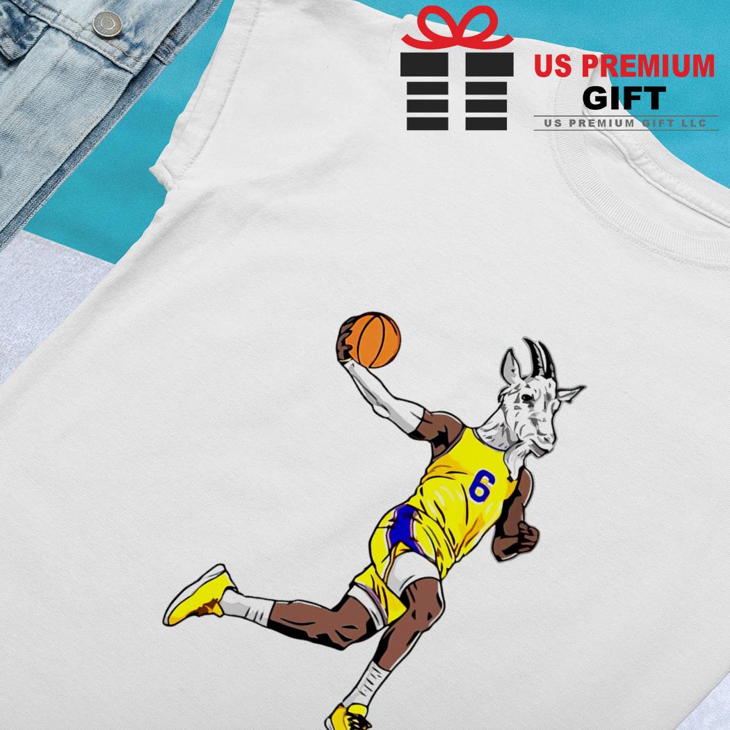 LeBron James goat shot #6 basketball funny T-shirt, hoodie, sweater, long  sleeve and tank top