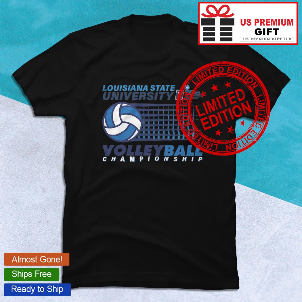 Louisiana State University volleyball Championship 2023 logo T-shirt