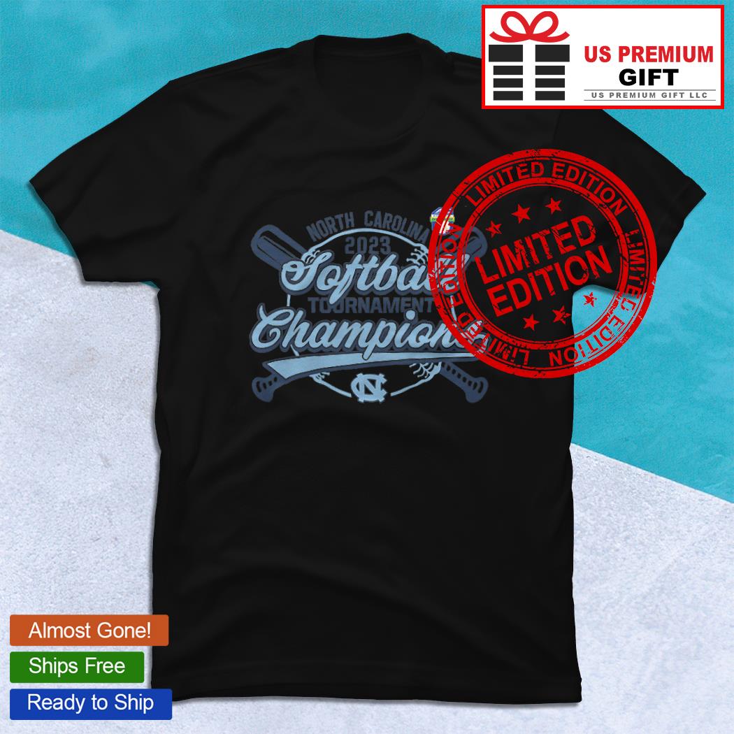 North Carolina 2023 softball tournament Champions logo T-shirt