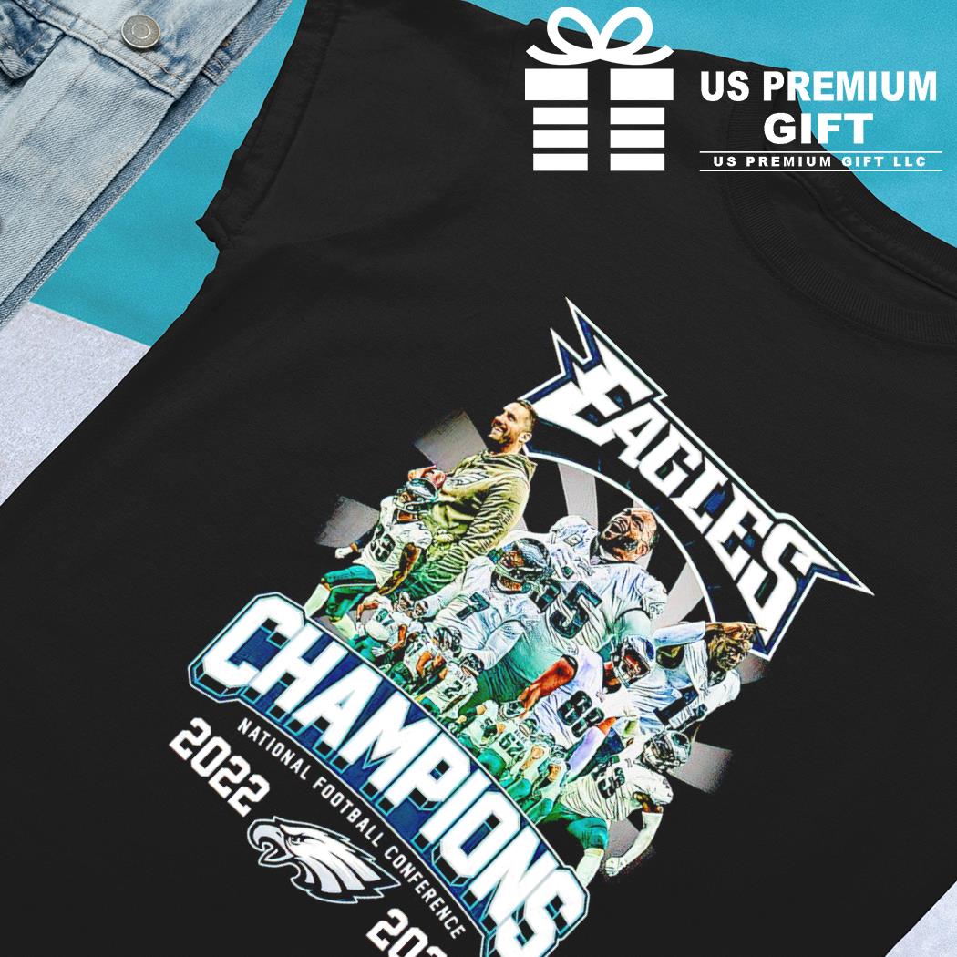 Philadelphia Eagles Youth NFC Conference Champs black tee