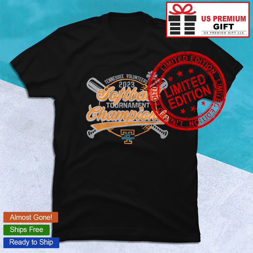 Tennessee Volunteers 2023 softball tournament Champions logo T-shirt