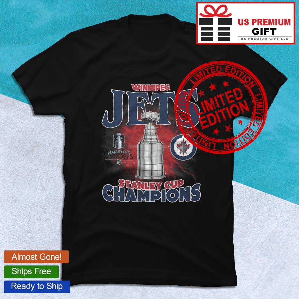 Winnipeg Jets ice hockey 2023 Championship Stanley Cup logo T-shirt –  Emilytees – Shop trending shirts in the USA – Emilytees Fashion LLC – Store   Collection Home Page Sports & Pop-culture Tee