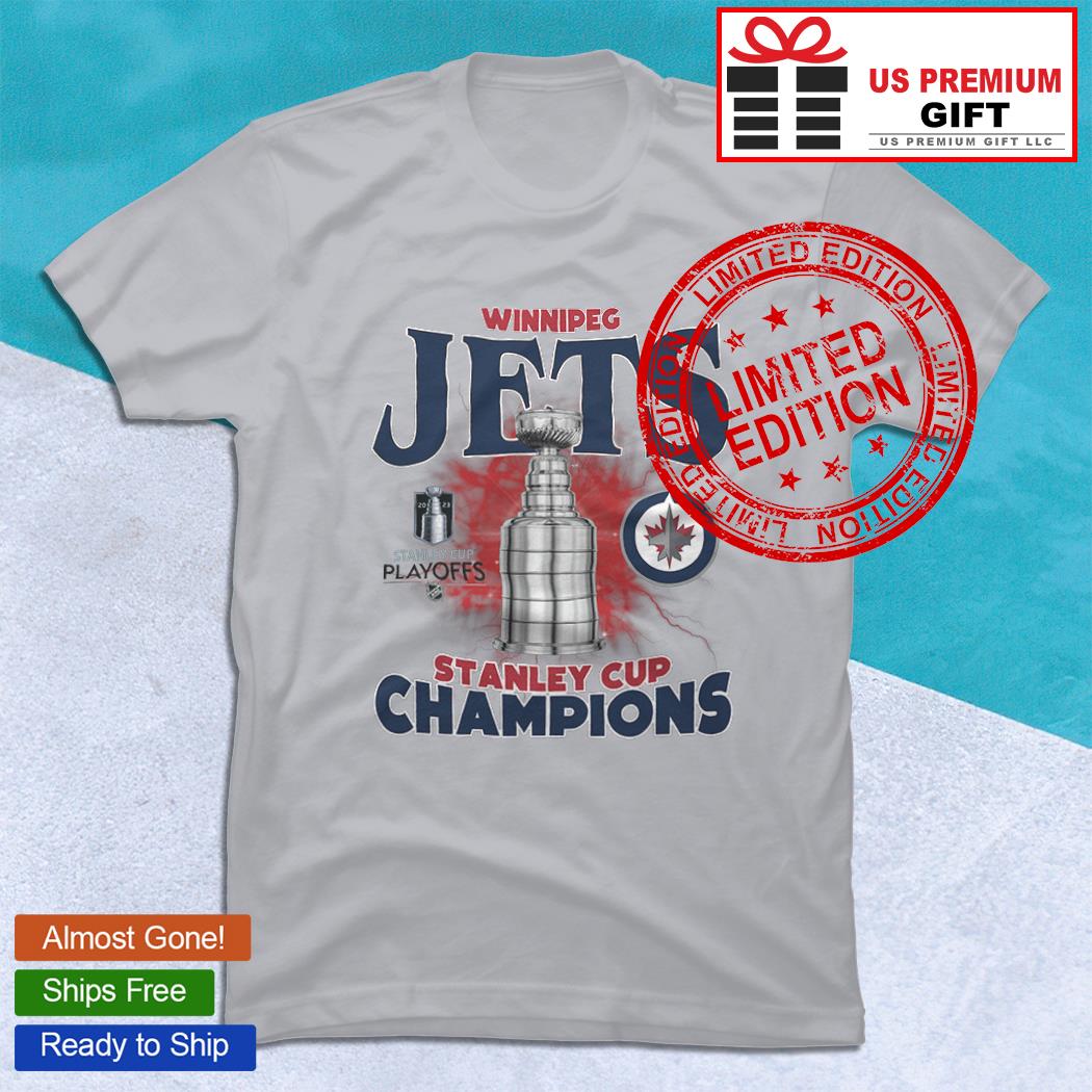 Winnipeg Jets ice hockey 2023 Championship Stanley Cup logo T-shirt –  Emilytees – Shop trending shirts in the USA – Emilytees Fashion LLC – Store   Collection Home Page Sports & Pop-culture Tee