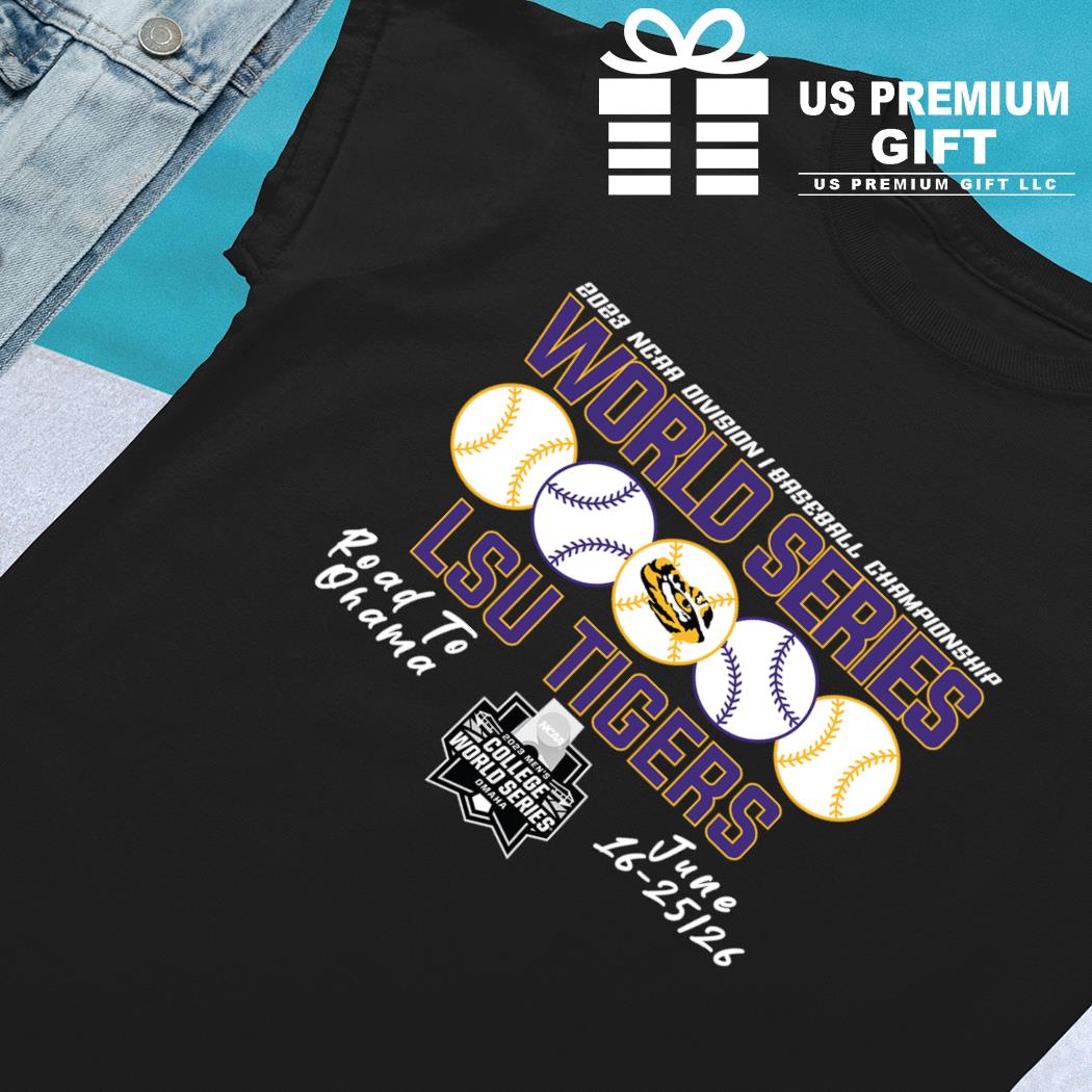 2023 NCAA Division I Baseball Championship World Series LSU Tiger logo T- shirt, hoodie, sweater, long sleeve and tank top