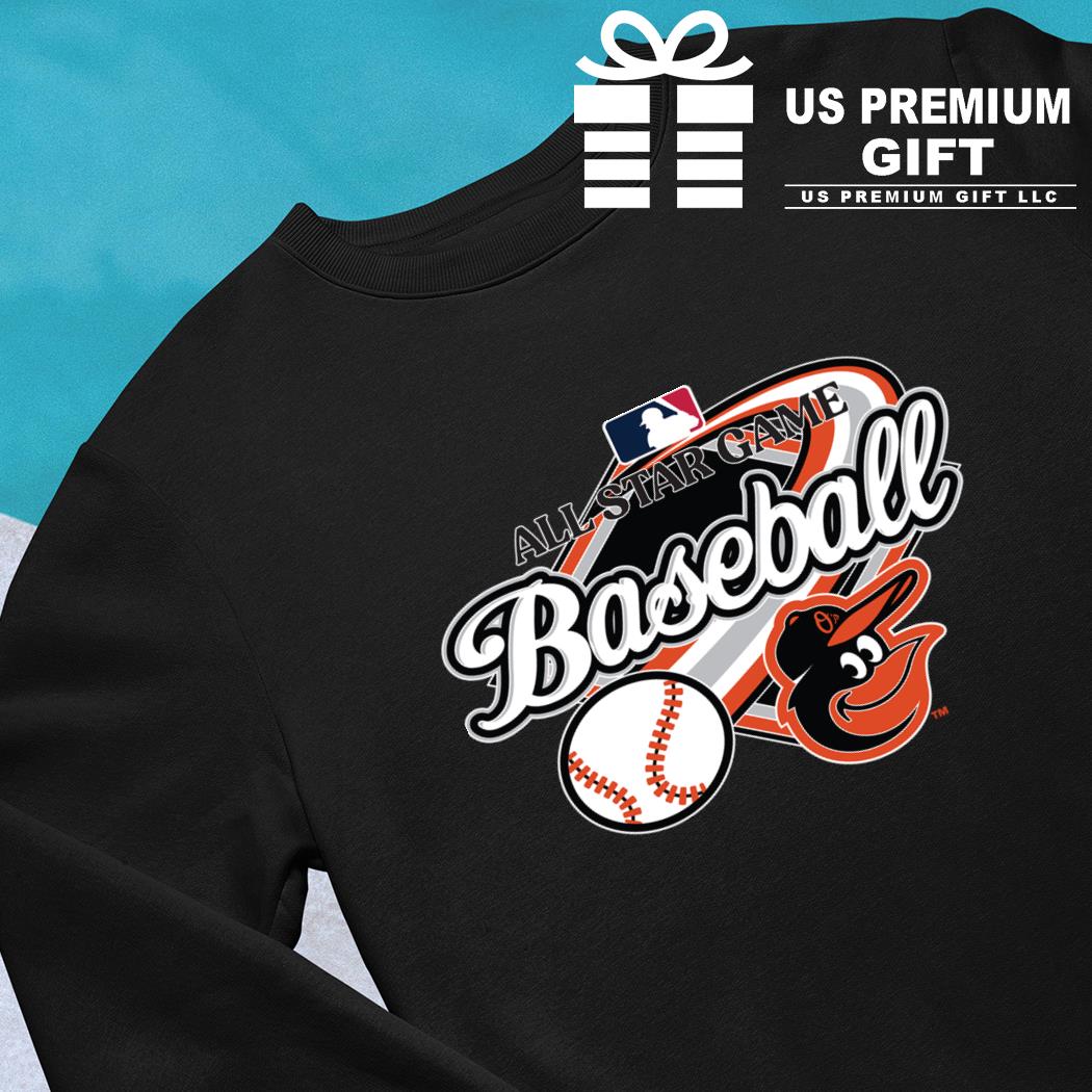 Official baltimore Orioles all star game baseball logo 2023 shirt