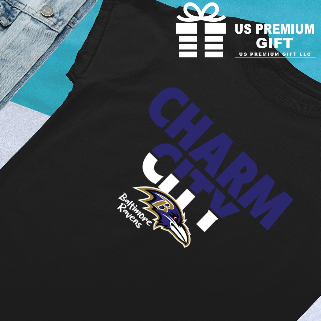 Baltimore Ravens Charm city logo 2023 T-shirt, hoodie, sweater, long sleeve  and tank top