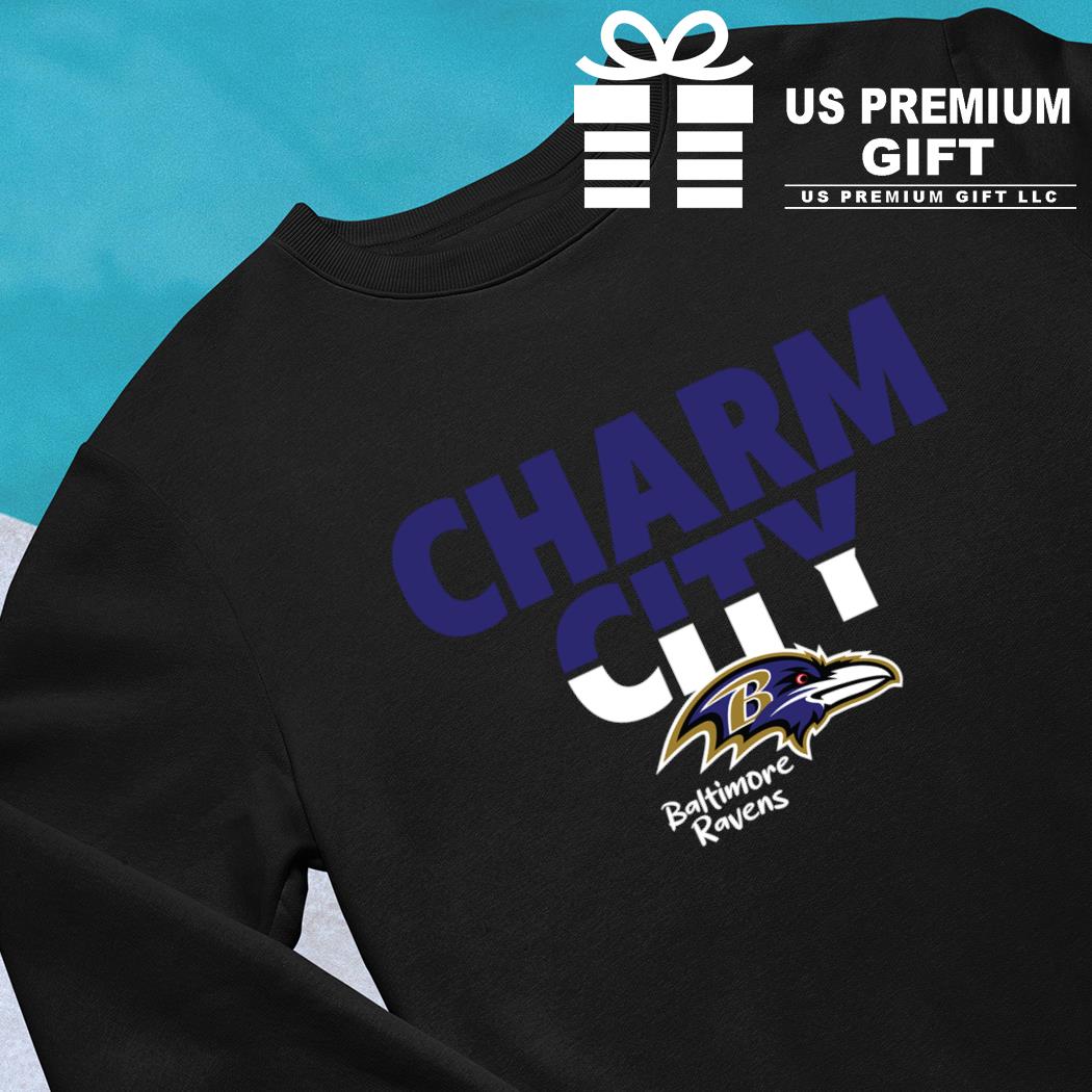 Official charm city baltimore ravens Football T-shirt, hoodie, tank top,  sweater and long sleeve t-shirt