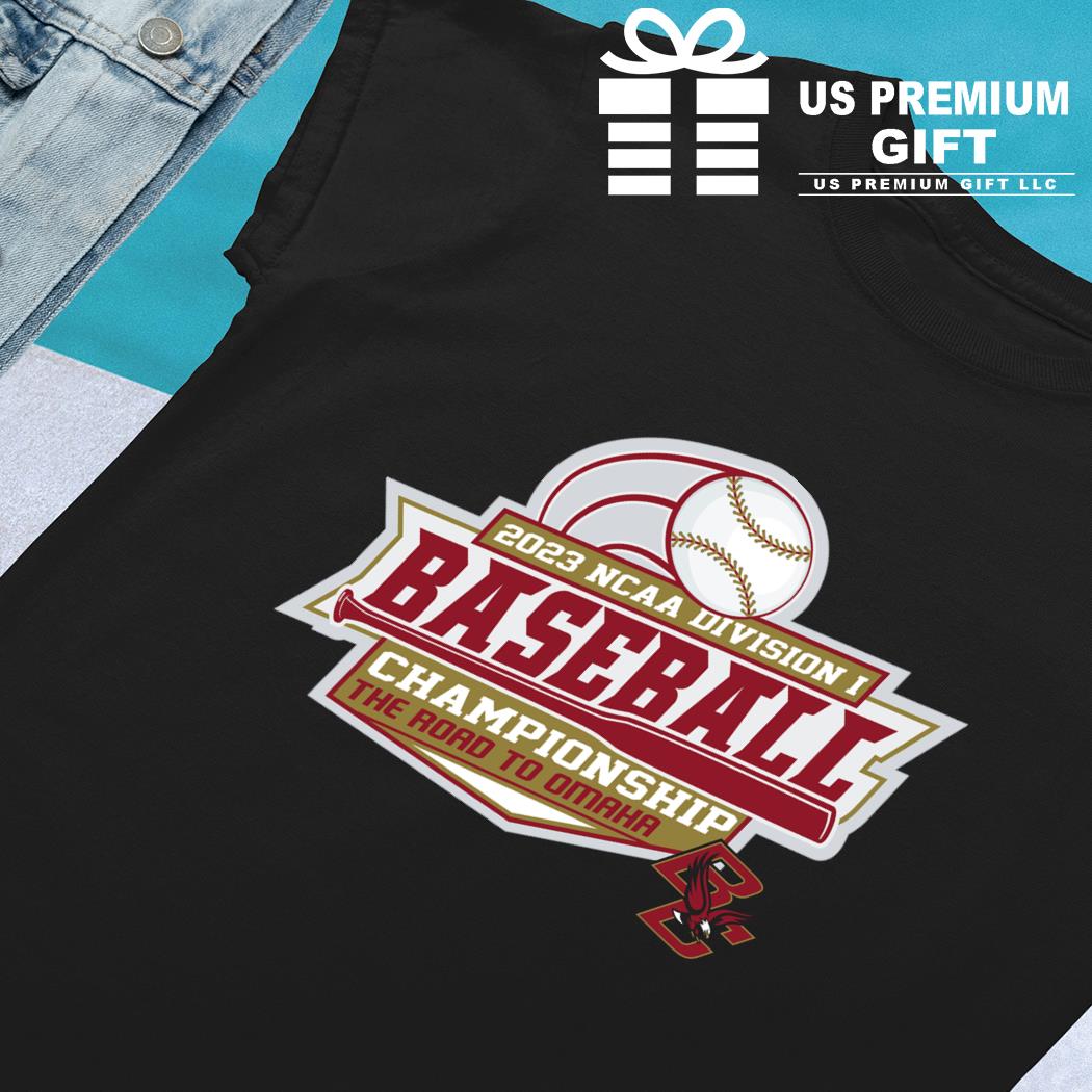 Boston College Eagles 2023 Ncaa Division I baseball Championship the road  to Omaha logo T-shirt, hoodie, sweater, long sleeve and tank top