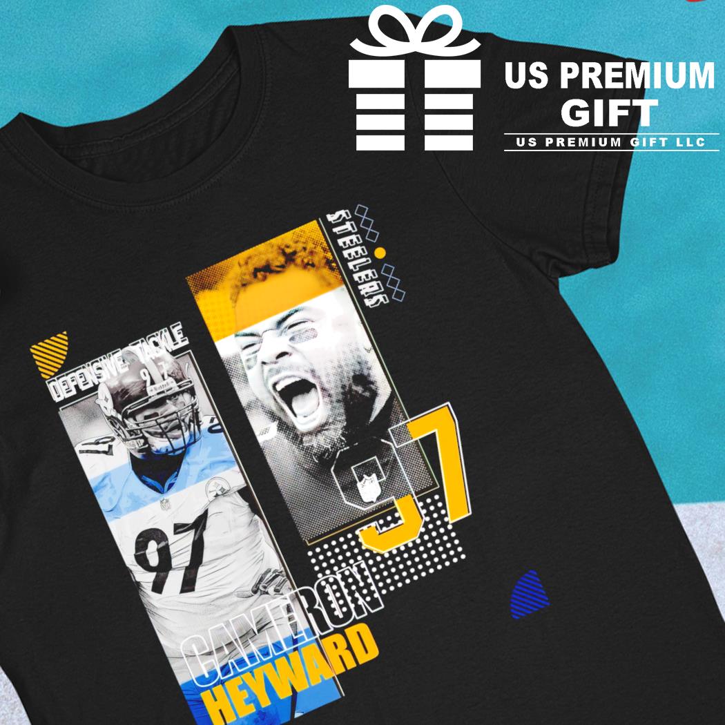 Fanatics Steelers #97 Cam Heyward Short Sleeve T-Shirt - M