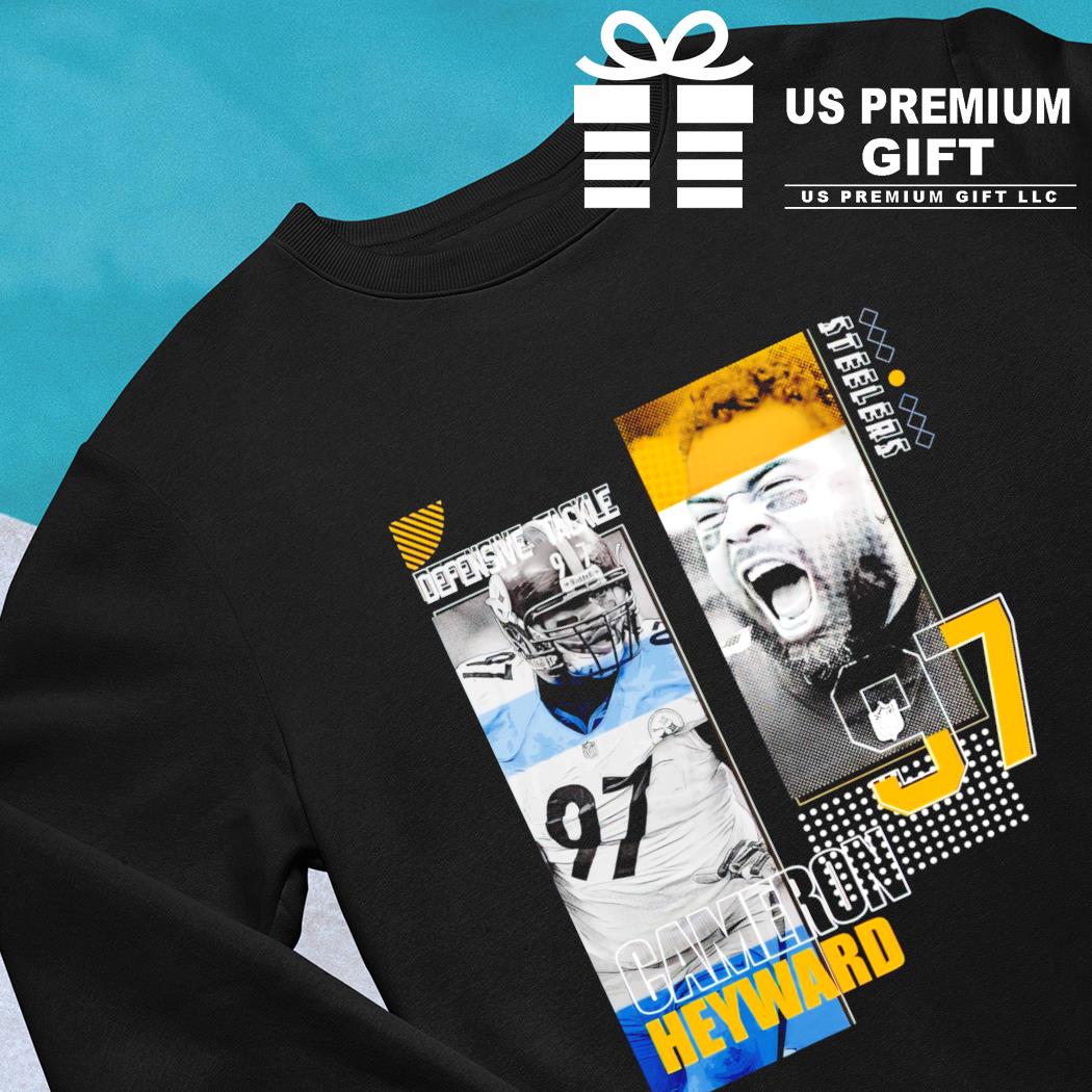 Cameron Heyward 97 Pittsburgh Steelers football poster 2023 T-shirt,  hoodie, sweater, long sleeve and tank top