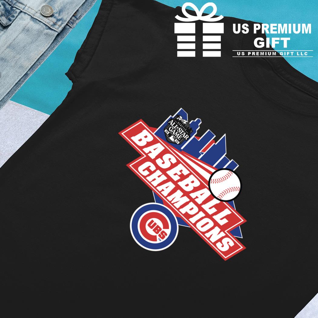 Chicago Cubs baseball Champions Seattle all star game 2023 logo