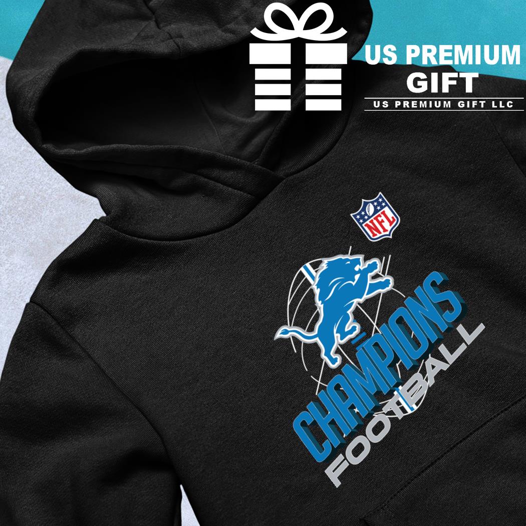 Detroit Lions NFL Champions football logo T-shirt, hoodie, sweater, long  sleeve and tank top