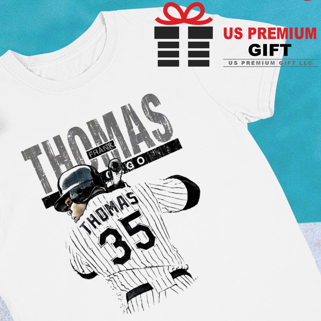 Frank Thomas 35 Chicago White Sox baseball action pose funny shirt, hoodie,  sweater, long sleeve and tank top