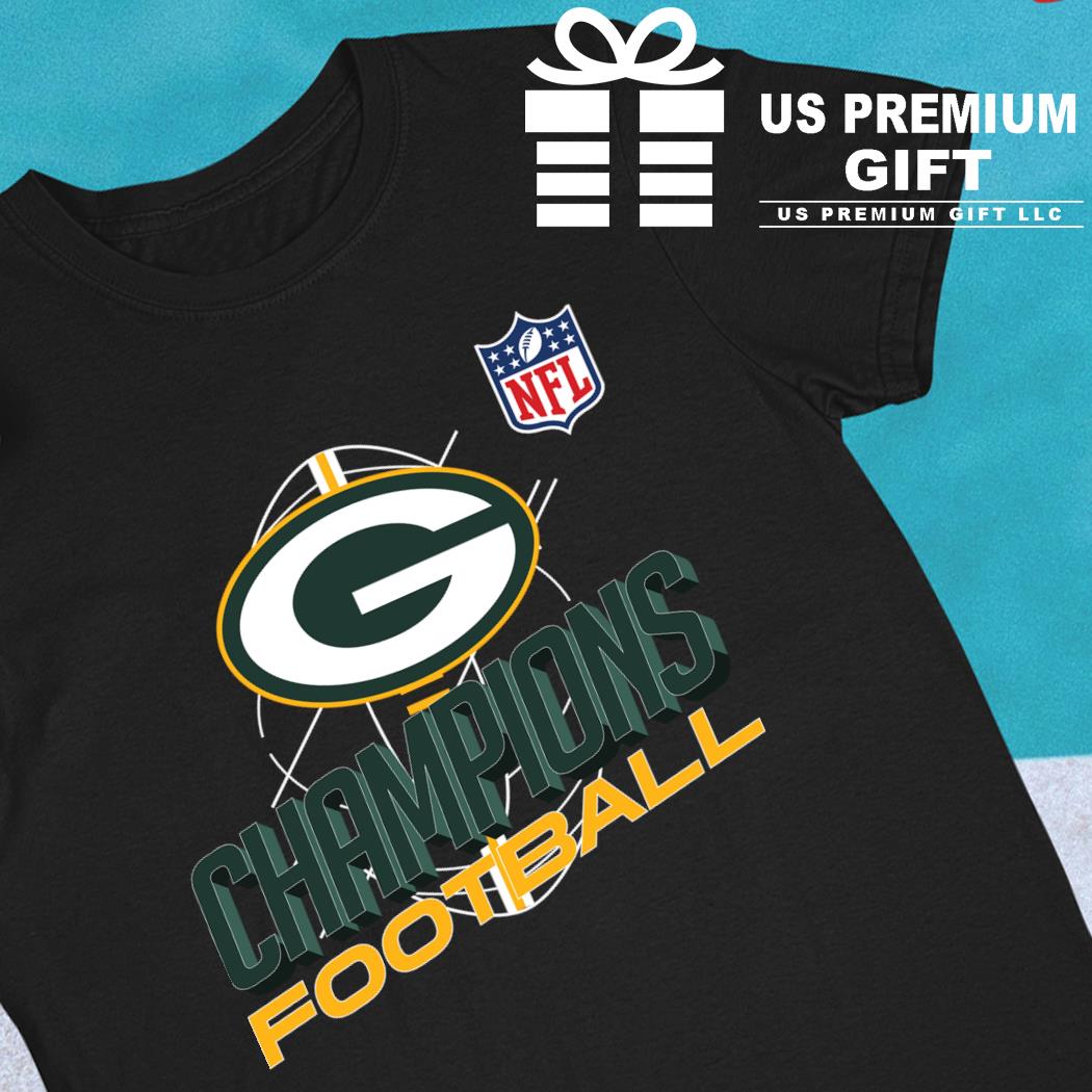 Funny green Bay Packers NFL Champions football logo T-shirt