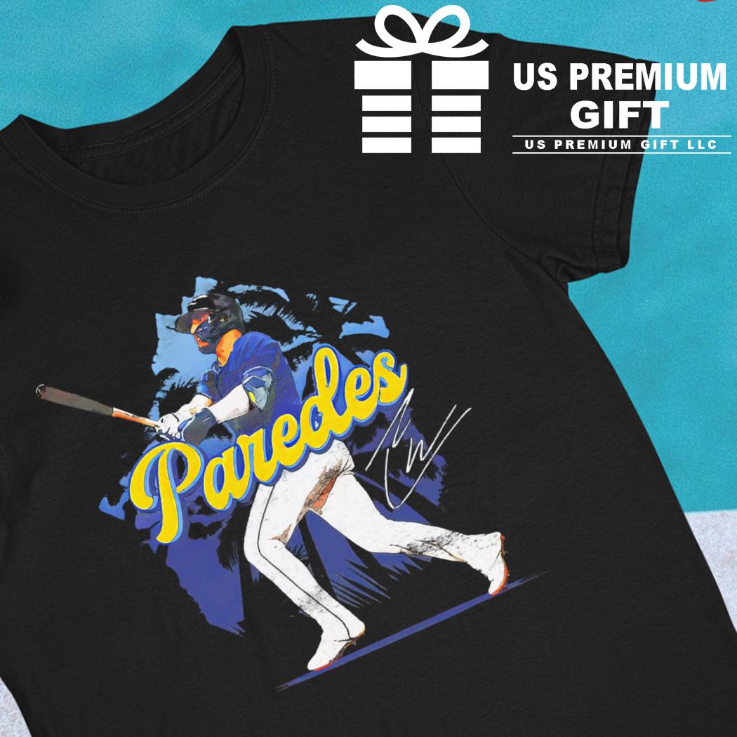 Isaac Paredes 17 Tampa Bay Rays baseball action pose signature 2023 T-shirt,  hoodie, sweater, long sleeve and tank top
