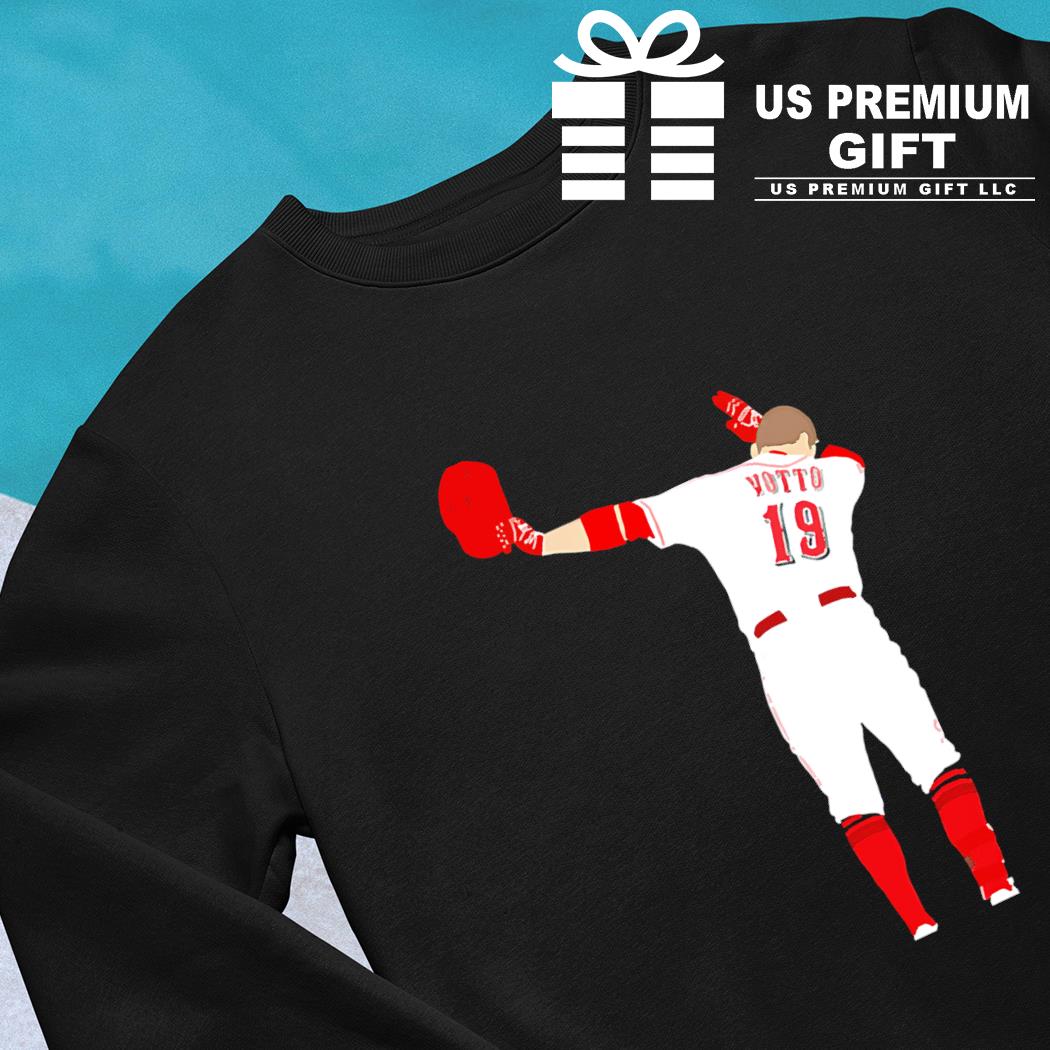 Joey Votto 19 Cincinnati Reds baseball celebratory act funny T-shirt,  hoodie, sweater, long sleeve and tank top