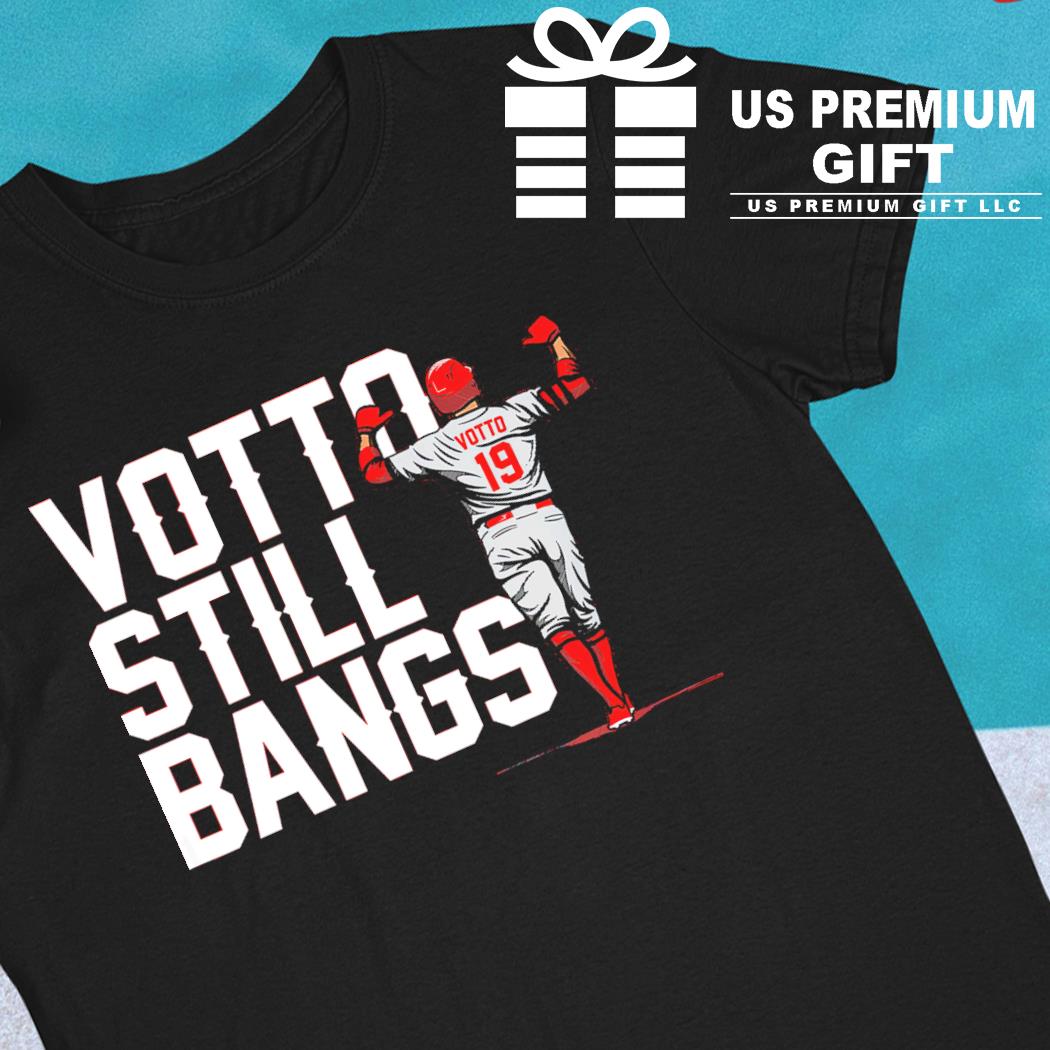  Joey Votto - Votto Still Bangs - Cincinnati Baseball T-Shirt :  Sports & Outdoors