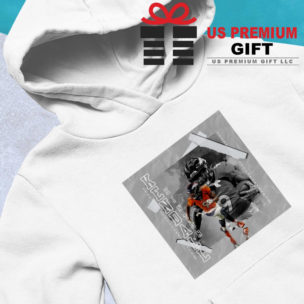 Kendall Hinton 9 Denver Broncos football poster 2023 T-shirt, hoodie,  sweater, long sleeve and tank top