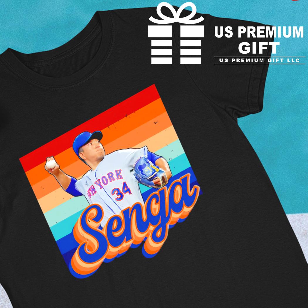 Kodai Senga 34 New York Mets baseball ghost forkball 2023 T-shirt