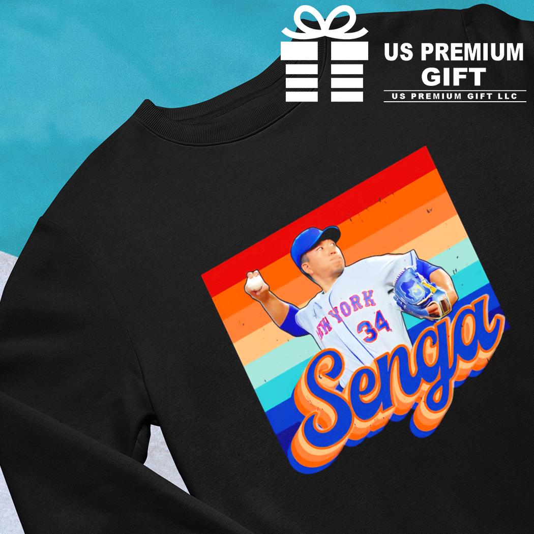 Kodai Senga 34 New York Mets baseball ghost forkball 2023 T-shirt
