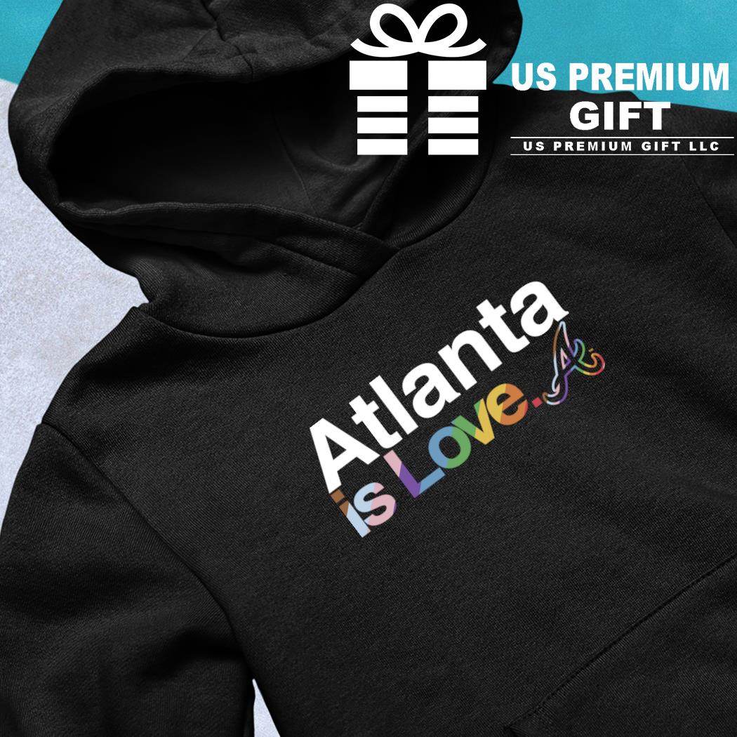 LGBTQ+ Atlanta Braves is love pride logo 2023 T-shirt, hoodie, sweater,  long sleeve and tank top