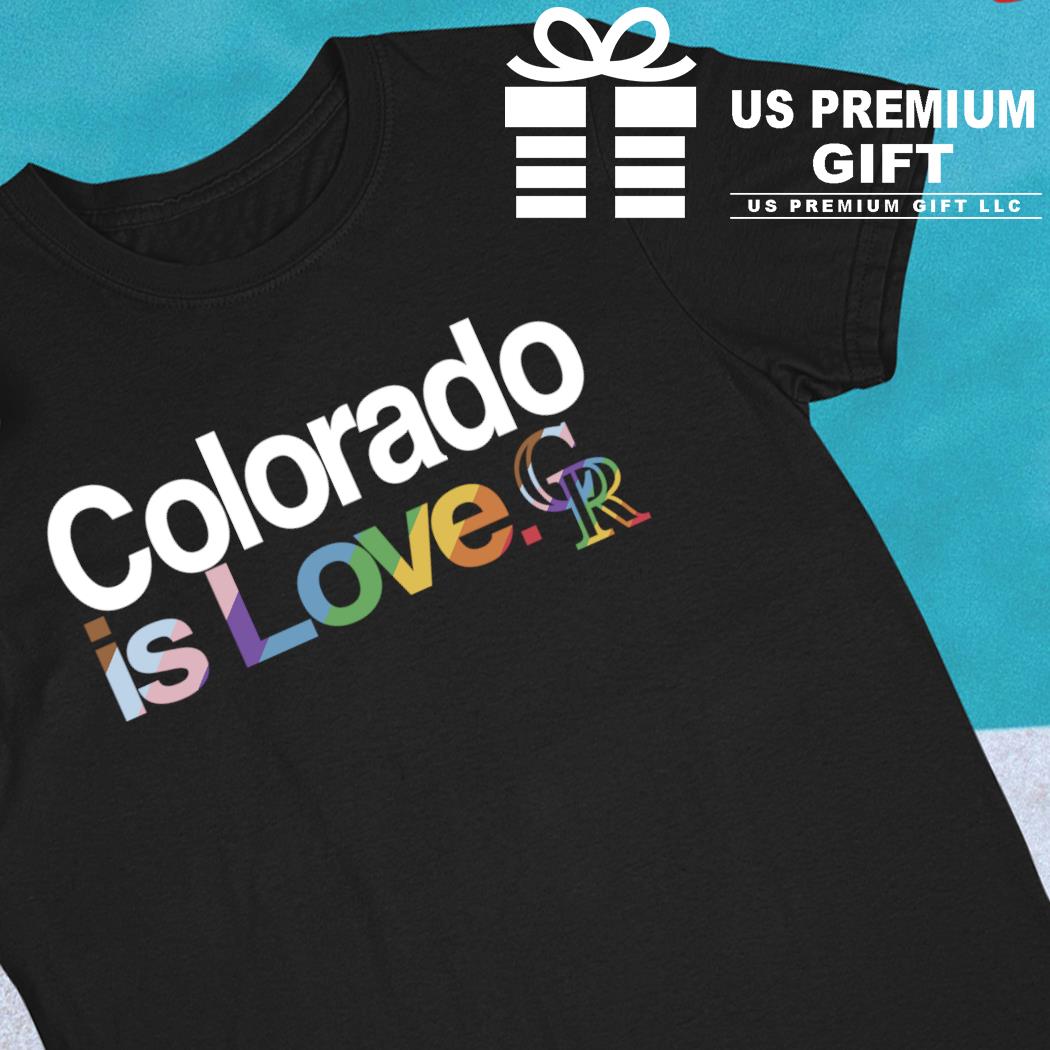 LGBTQ+ Colorado Rockies is love pride logo 2023 T-shirt, hoodie, sweater,  long sleeve and tank top