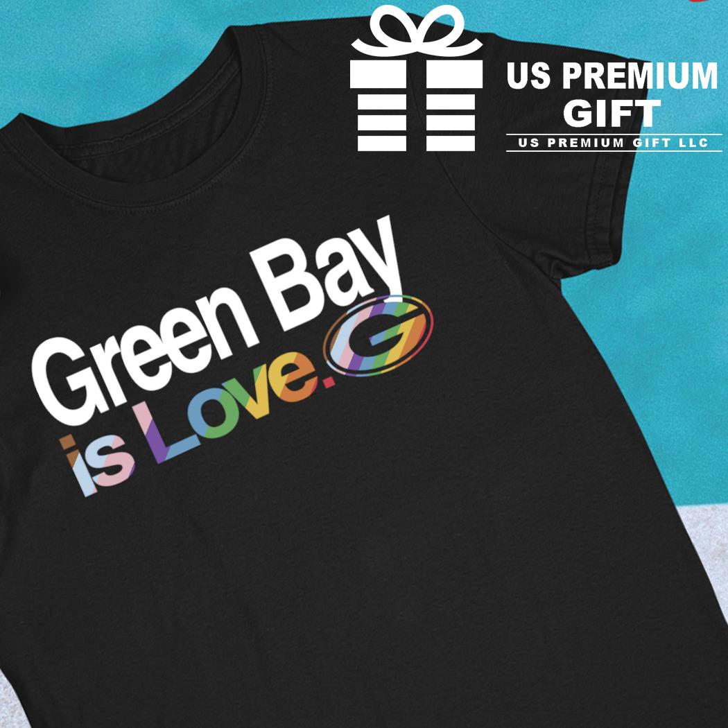 LGBTQ+ Green Bay Packers is love pride logo 2023 T-shirt, hoodie, sweater,  long sleeve and tank top