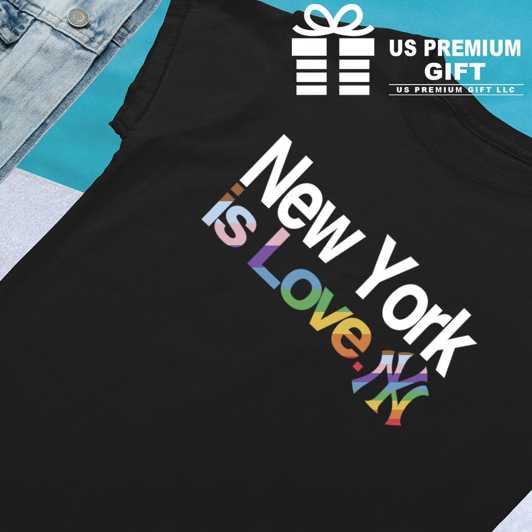 LGBTQ+ New York Yankees is love pride logo 2023 T-shirt, hoodie, sweater,  long sleeve and tank top