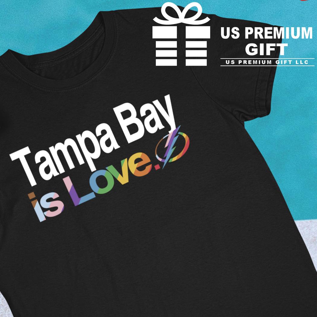 LGBTQ+ Tampa Bay Buccaneers is love pride logo 2023 T-shirt