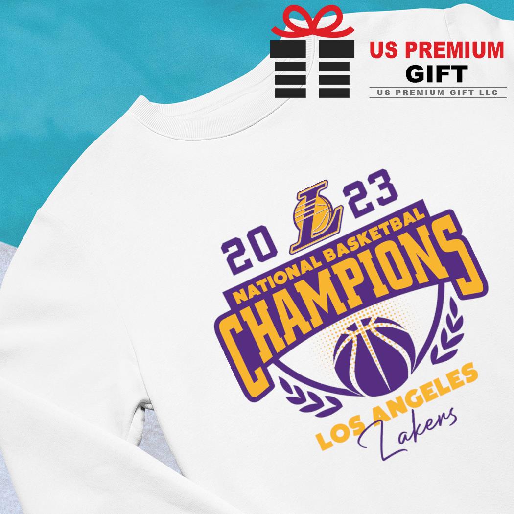 Los Angeles Lakers 2023 national basketball Champions team logo shirt,  hoodie, sweater, long sleeve and tank top