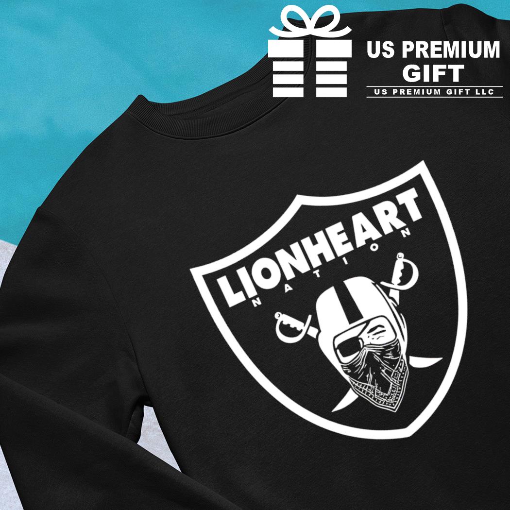 Official Los angeles raiders lionheart nation T-shirt, hoodie