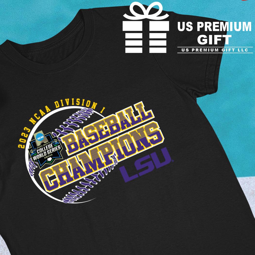 LSU, LSU Champion Men's Basic Baseball Tee