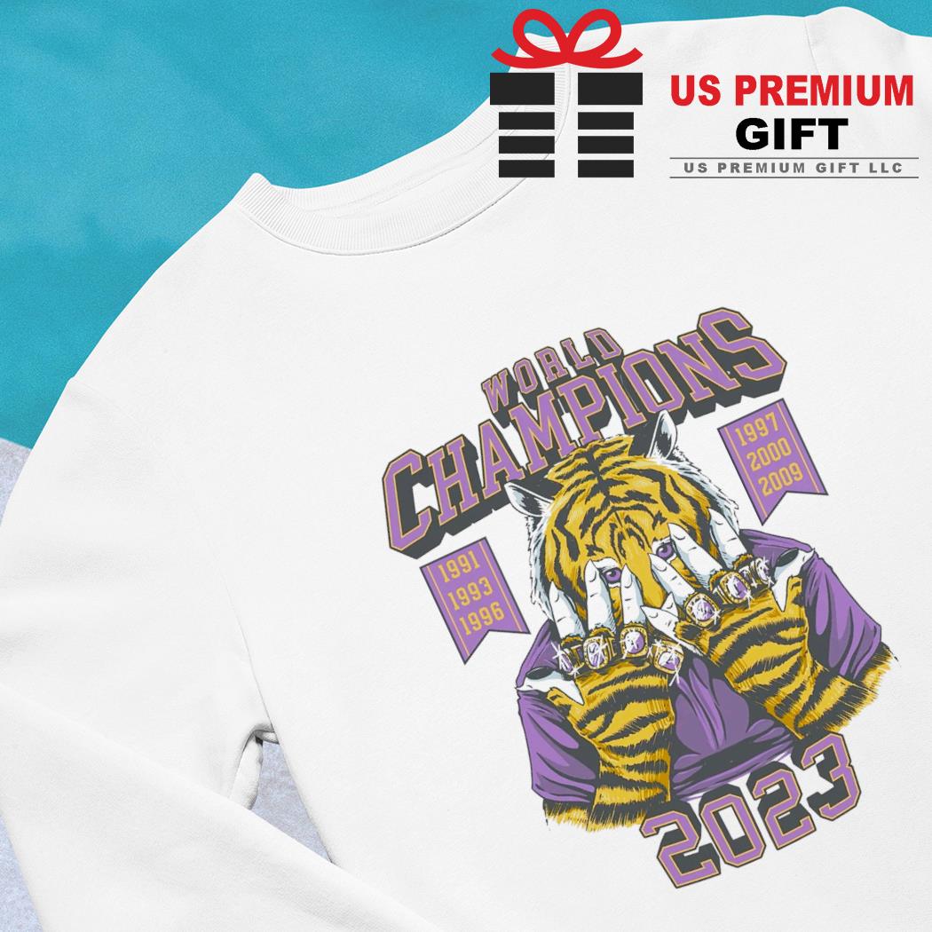 Youth Champion Purple LSU Tigers Jersey T-Shirt