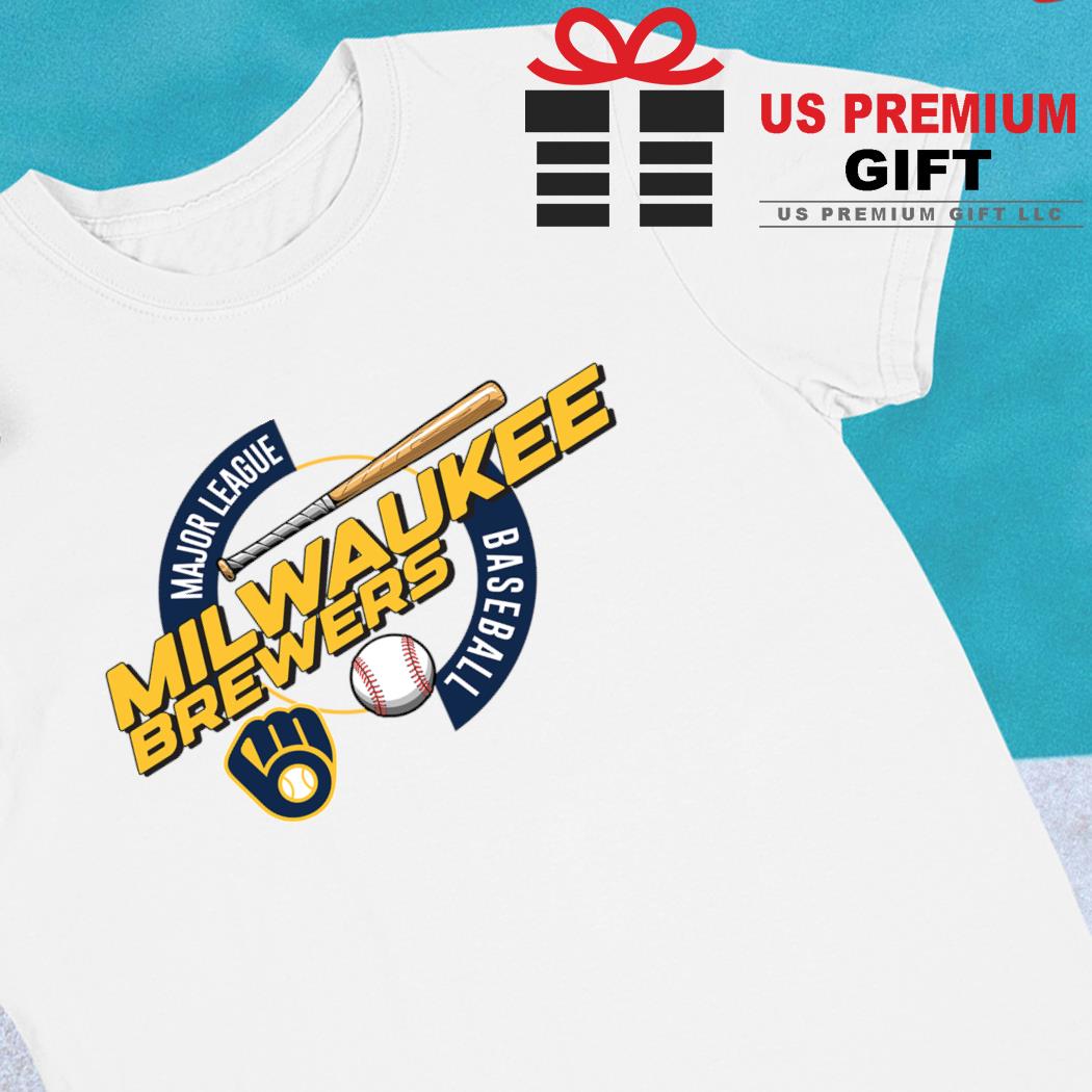 Official Milwaukee brewers major league baseball team logo 2023 T-shirt,  hoodie, tank top, sweater and long sleeve t-shirt