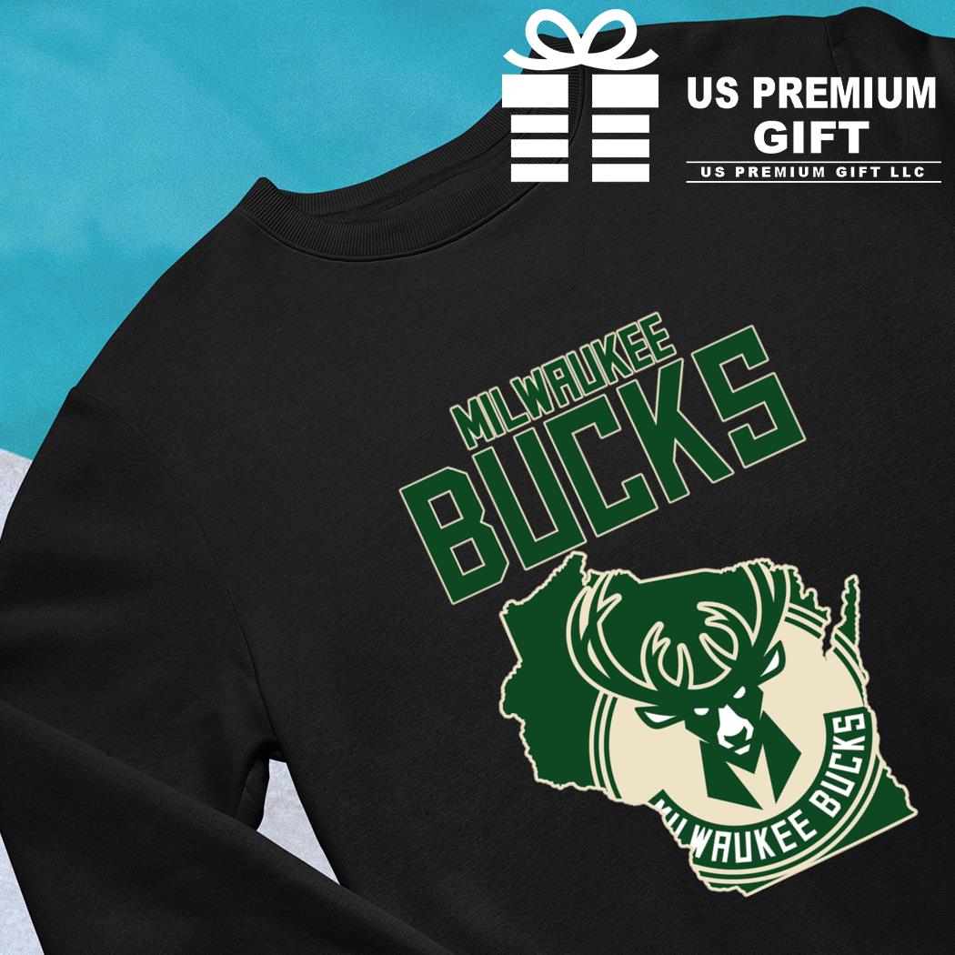 Milwaukee Bucks Basketball Map Logo 2023 Shirt - Bring Your Ideas, Thoughts  And Imaginations Into Reality Today