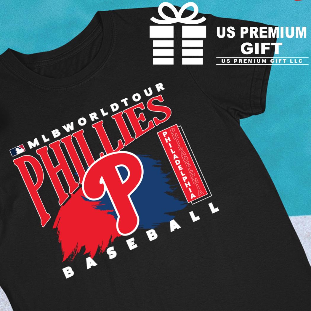 MLB World Tour Philadelphia Phillies baseball logo 2023 shirt
