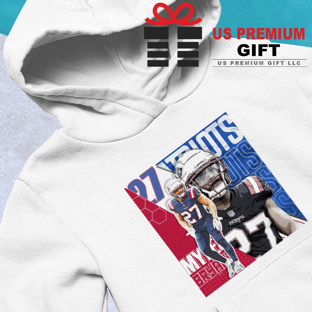 Myles Bryant 27 New England Patriots football poster 2023 shirt, hoodie,  sweater, long sleeve and tank top