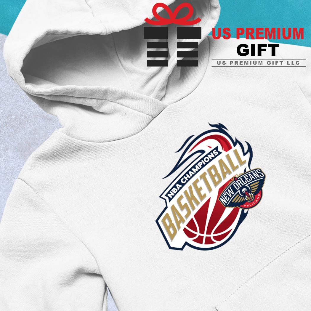 Official New orleans pelicans NBA champions basketball logo 2023 T-shirt,  hoodie, tank top, sweater and long sleeve t-shirt