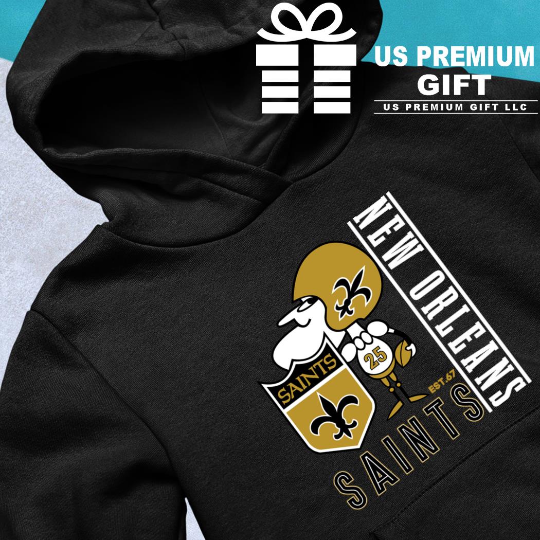 New Orleans Saints mascot est. 67 logo 2023 T-shirt, hoodie, sweater, long  sleeve and tank top