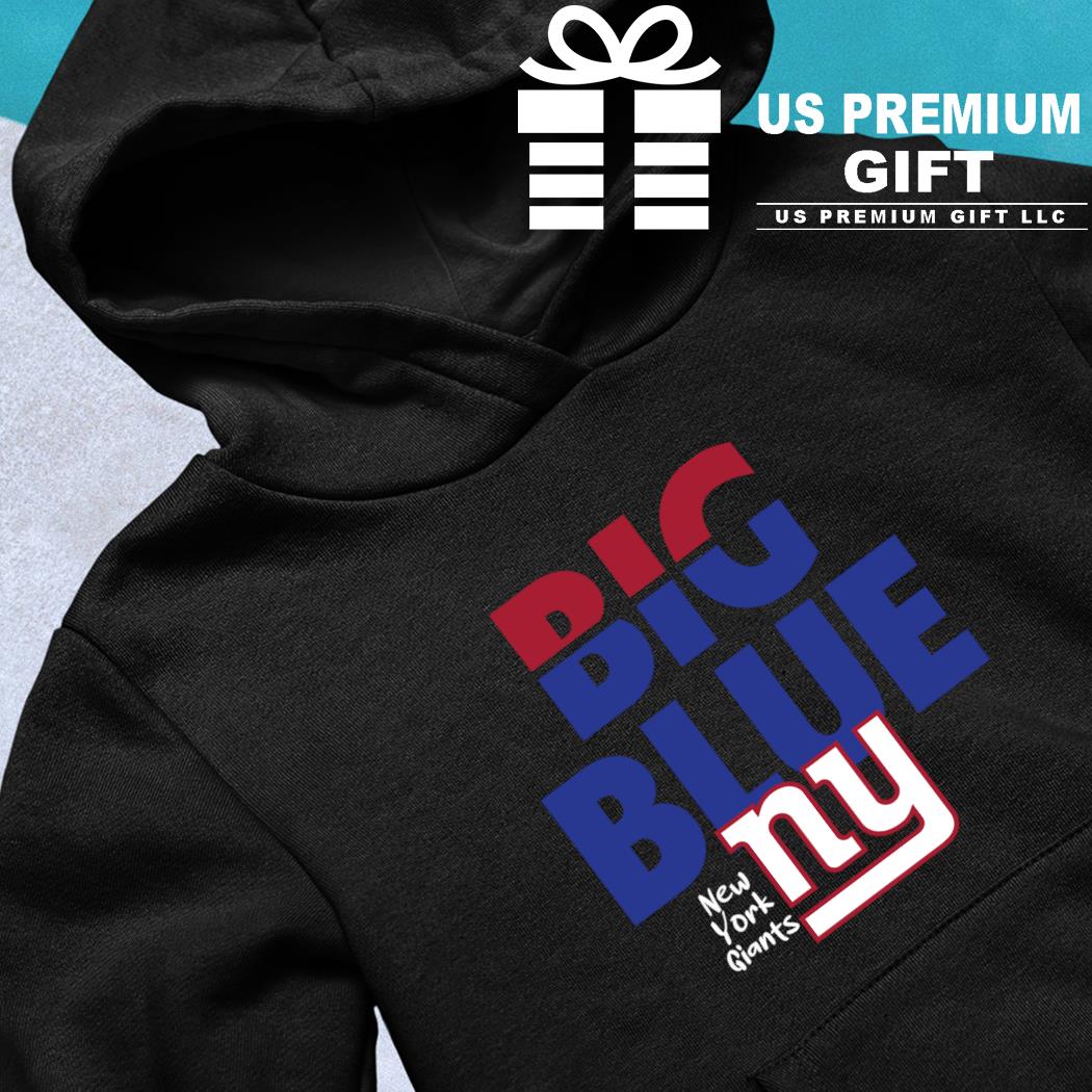 New York Giants Big Blue logo T-shirt, hoodie, sweater, long