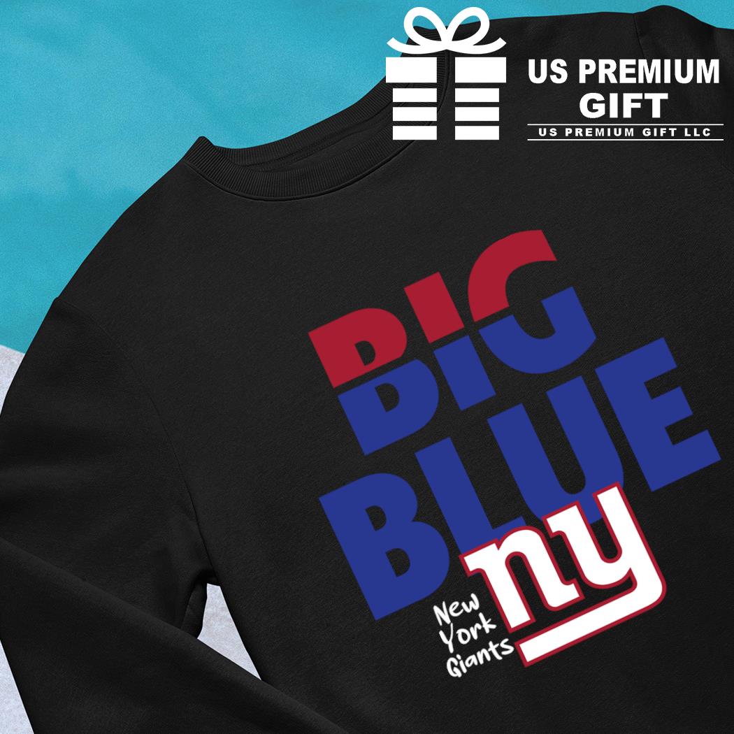 Big Blue Logo New York Giants T-shirt, hoodie, sweater, long