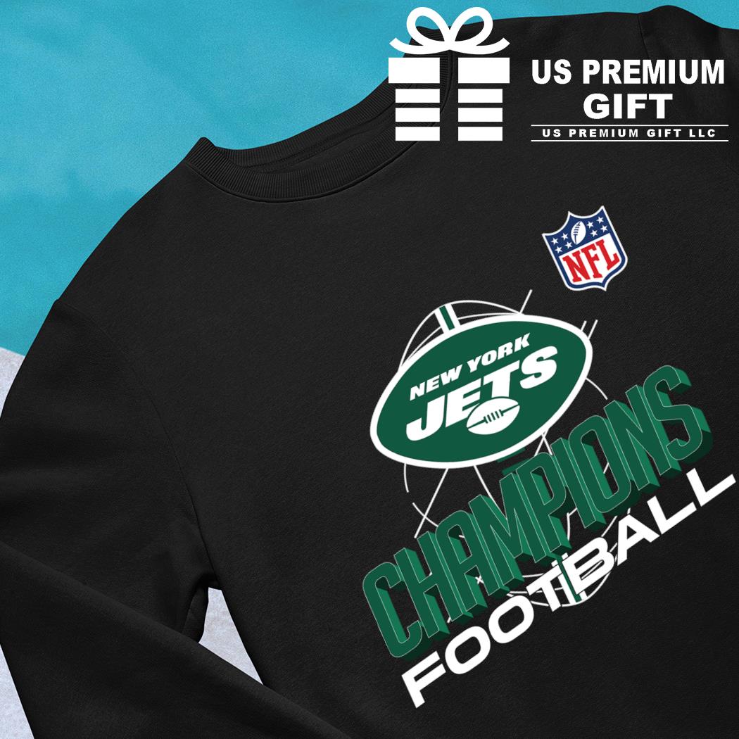 New York Jets Sweatshirt Men 2XL Gray Long Sleeve Crew Neck NFL