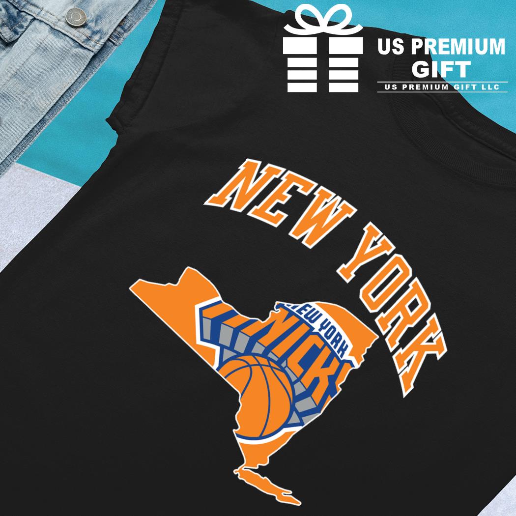 New York Knicks Map logo T-shirt, hoodie, sweater, long sleeve and