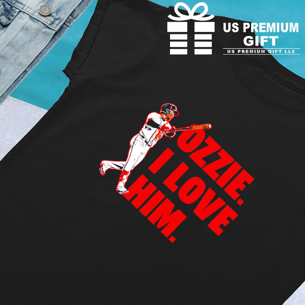 Official ozzie albies I love him T-shirts, hoodie, tank top