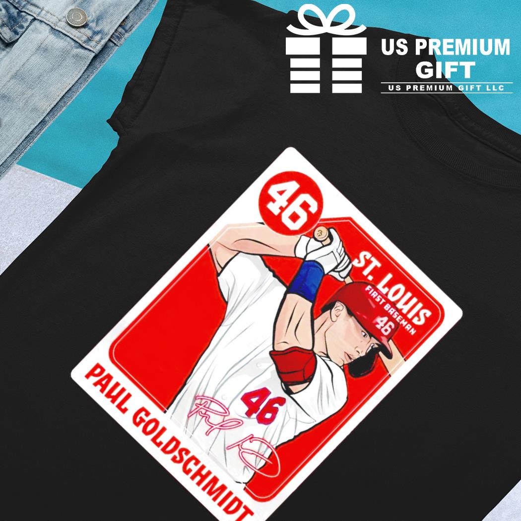 Nice paul Goldschmidt St.Louis Cartoon Signature T-Shirt, hoodie, sweater,  long sleeve and tank top