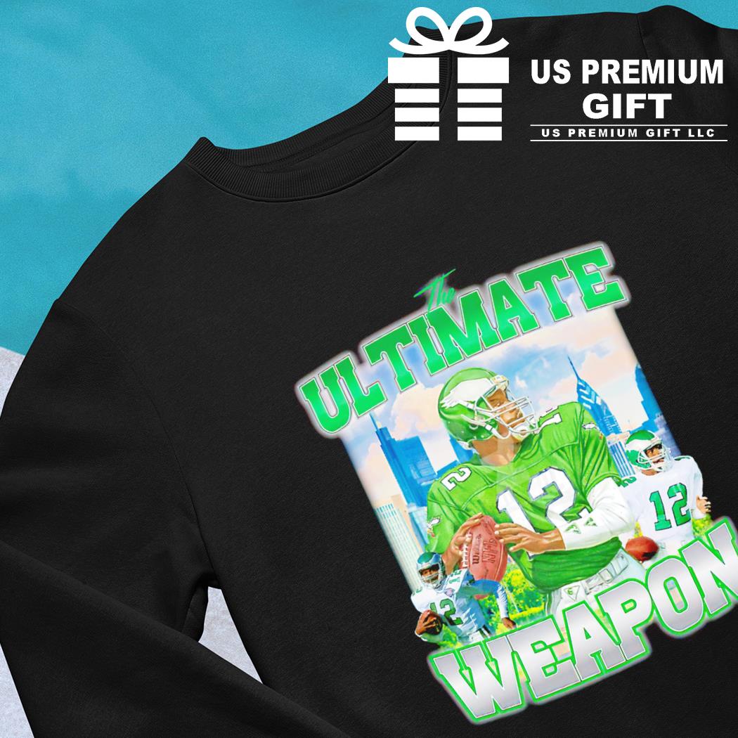 Randall Cunningham #12 Philadelphia Eagles football the Ultimate Weapon  funny T-shirt, hoodie, sweater, long sleeve and tank top