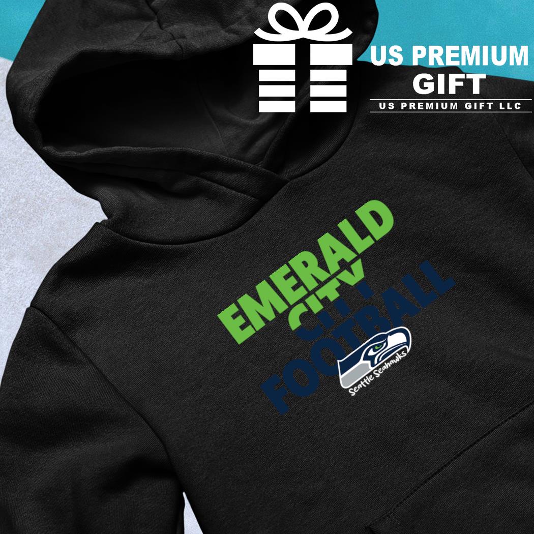 Seattle Seahawks Emerald city football logo 2023 T-shirt, hoodie, sweater,  long sleeve and tank top