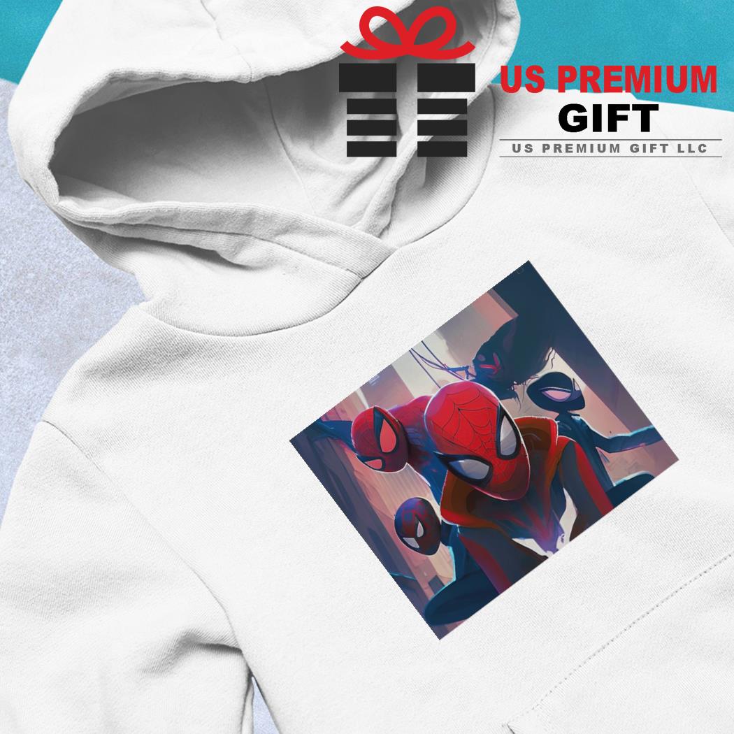 Marvel Spider-Man: Across The Spider-Verse Characters Hoodie