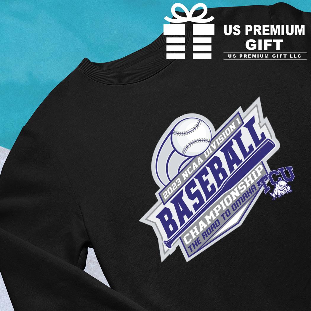 TCU Horned Frogs NCAA Division I Baseball Championship The Road To Omaha  2023 Shirt, hoodie, sweater, long sleeve and tank top